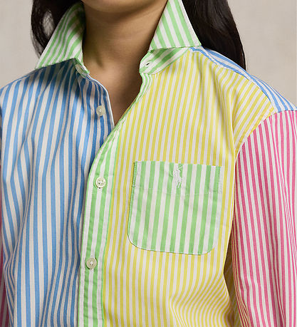 Polo Ralph Lauren Shirt - Fun - Multicolour w. Stripes