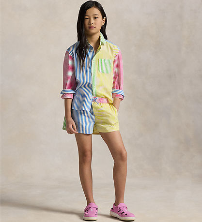 Polo Ralph Lauren Shirt - Fun - Multicolour w. Stripes
