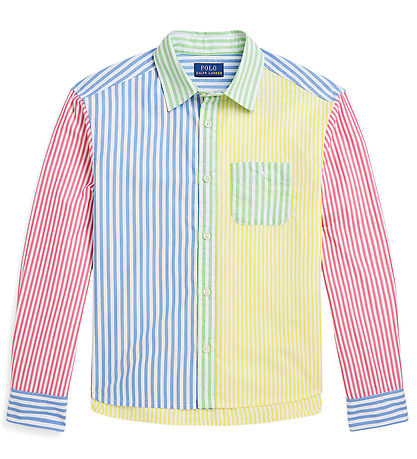 Polo Ralph Lauren Shirt - Fun - Multicolour w. Stripes