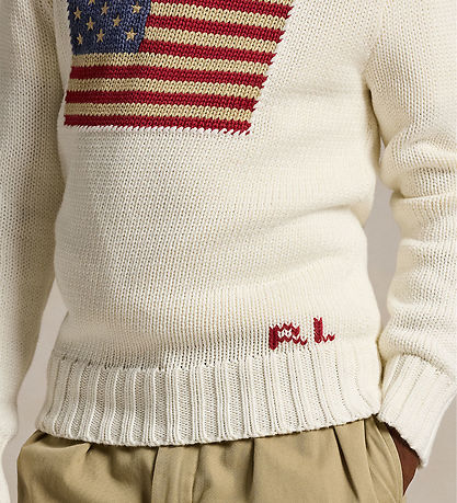 Polo Ralph Lauren 블라우스 - 니트 - 흰색 포함 플래그