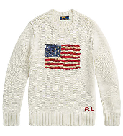 Polo Ralph Lauren 블라우스 - 니트 - 흰색 포함 플래그
