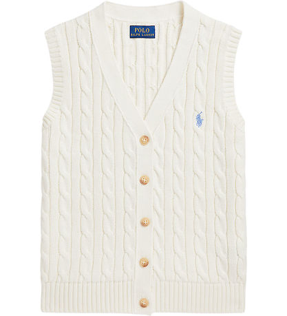 Polo Ralph Lauren Waistcoat - Knitted - White