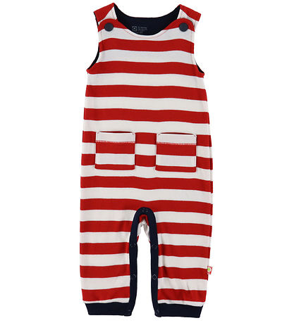 Katvig Overalls - Red/White Striped