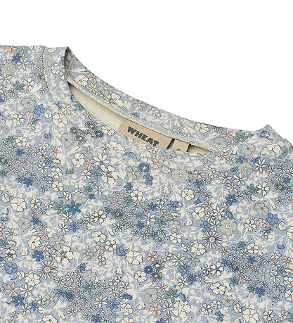 Wheat T-shirt - Ella - Blue Summer Blommor