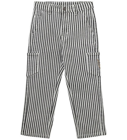 Sofie Schnoor Gallabuxur - Gallaefni - Kalesk - Black Striped Sofie Schnoor Gallabuxur - Gallaefni - Kalesk - Black Striped