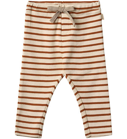 Wheat Trousers - Manfred - Warm Caramel Stripe