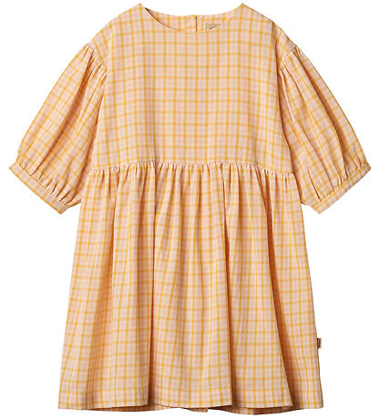 Wheat Dress - Magda - Yellow Check Wheat Dress - Magda - Yellow Check