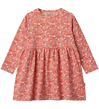 Wheat Kleid - Sessa - Coral Blumen Wheat Kleid - Sessa - Coral Blumen