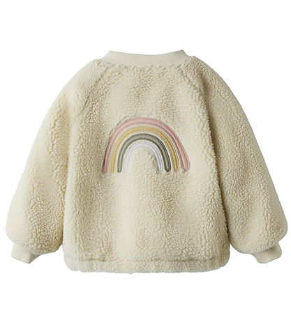 Lil' Atelier Flísjakki - NmnLajo - Turtildúfa/Rainbow