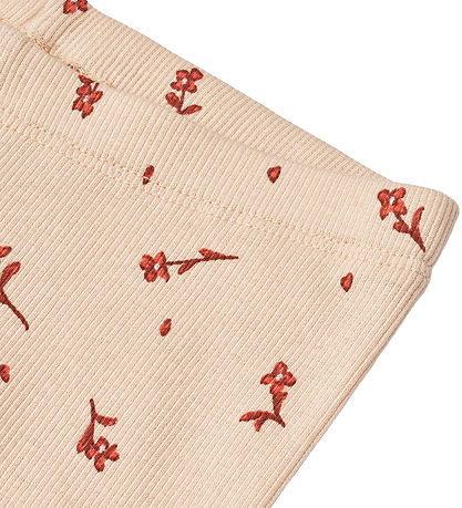 Wheat Leggings - Rib - Jules - Rose Water Flowers