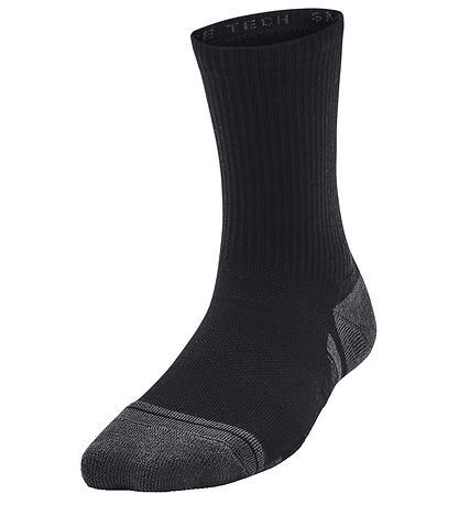 Under Armour Socks - 3-Pack - Black w. Grey Under Armour Socks - 3-Pack - Black w. Grey