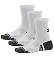 Under Armour Socks - 3-Pack - White w. Grey