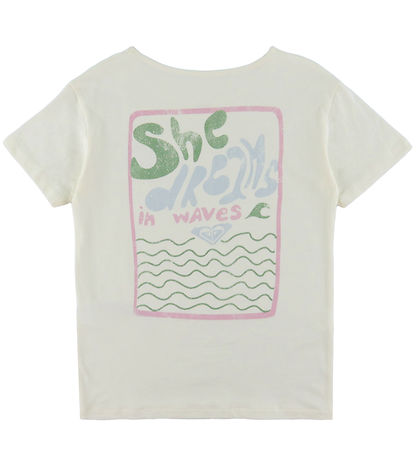 Roxy T-Shirt - Tag Ente Nacht Vintage - Reiher m. Print