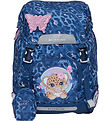 Beckmann School Backpack - Classic+ - Cheetah - Dark Blue