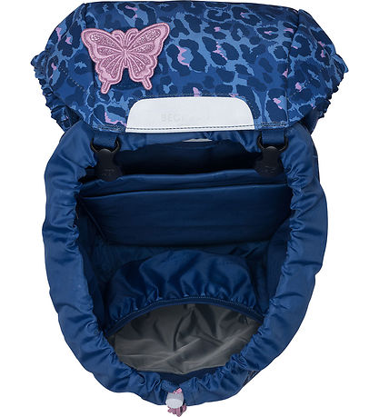 Cartable Beckmann - Classic+ - Cheetah - Bleu Foncé Cartable Beckmann - Classic+ - Cheetah - Bleu Foncé
