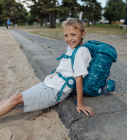 Beckmann School Backpack - Classic+ - Jungle Game - Green Beckmann School Backpack - Classic+ - Jungle Game - Green