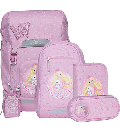 Beckmann School Bag Set - Classic Maxi - Rosie - Pink Beckmann School Bag Set - Classic Maxi - Rosie - Pink