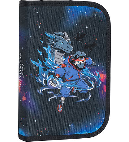 Beckmann Pencil Case w. Contents - Ninja Elements - Black