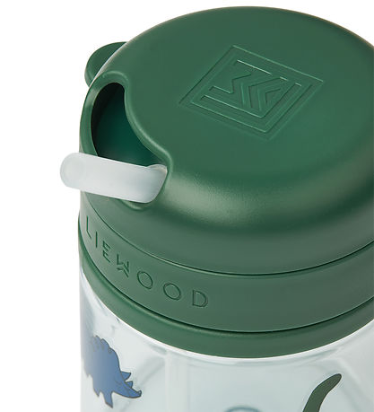 Liewood Mugg m. Sugrör - Pavia - 280 ml - Dinosaurs/Mist