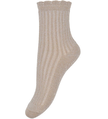 Minymo Socks - 2-Pack - Dusky Orchid w. Glitter