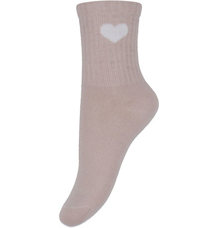 Minymo Socks - 2-Pack - Shell w. Heart