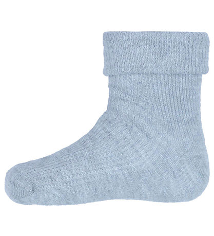 Minymo Socks - 2-Pack - Rib - Winter Sky