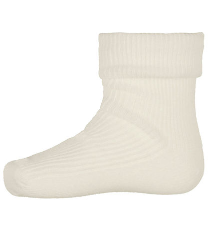 Minymo Socks - 2-Pack - Rib - Light Taupe