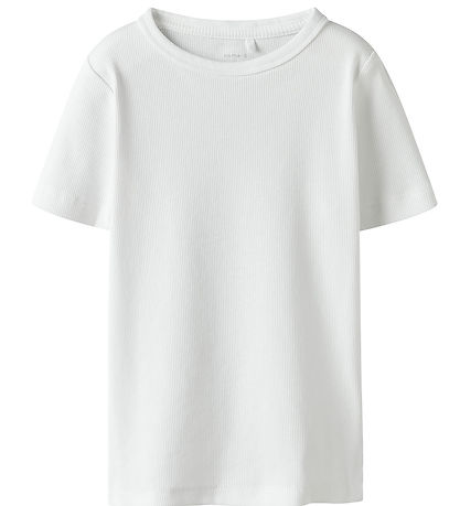 Name It 티셔츠 - 갈비뼈 - Noos - NkfNakal - 밝은 흰색