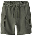 Name It Sweat Shorts - Cargo - Noos - NkmOllie - Dusty Olive