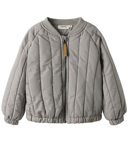 Lil' Atelier Bomber Jacket - NbnLio - Mourning Dove w. Moon Lil' Atelier Bomber Jacket - NbnLio - Mourning Dove w. Moon