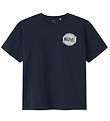 Name It T-shirts - Marvel - NkmMajor - Navy Blazer w. Print