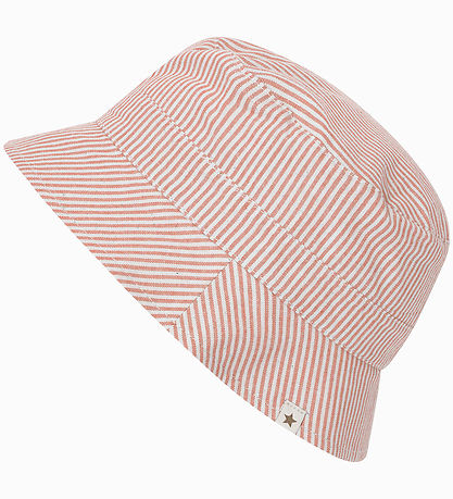 Huttelihut Bucket Hat - Irish Cream w. Stripes