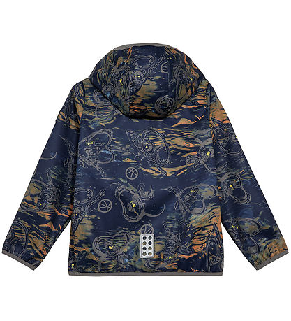 LEGO® Ninjago Softshelljassen - LWSaku 200 - Dark Navy m. Print