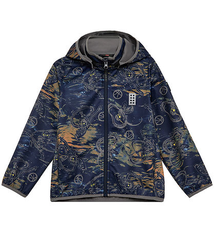 LEGO® Ninjago Softshelljassen - LWSaku 200 - Dark Navy m. Print