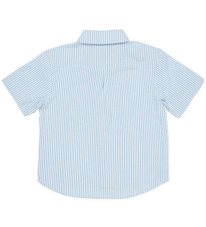 Copenhagen Colors Shirt - Sky Blue W. Cream Stripe