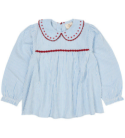 Copenhagen Colors Tunic - Sky Blue W. Cream Stripe W. Berry Copenhagen Colors Tunic - Sky Blue W. Cream Stripe W. Berry