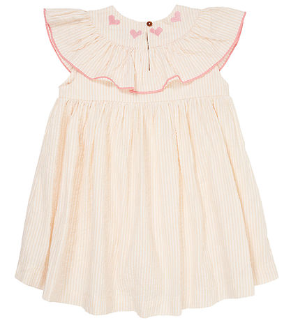 Copenhagen Colors Dress - Dusty Rose W. Creame Stripe W. Pink