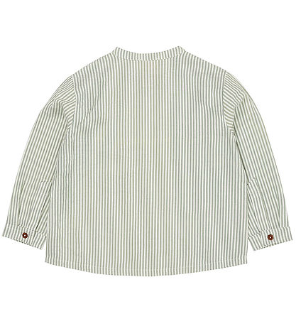 Copenhagen Colors Shirt - Green W. Cream Stripe Copenhagen Colors Shirt - Green W. Cream Stripe