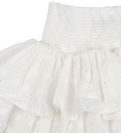 Konges Sløjd Skirt - Lacey Smock - Optic White