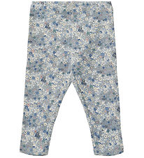 Wheat Leggings - Jules - Blue Summer Flowers Wheat Leggings - Jules - Blue Summer Flowers