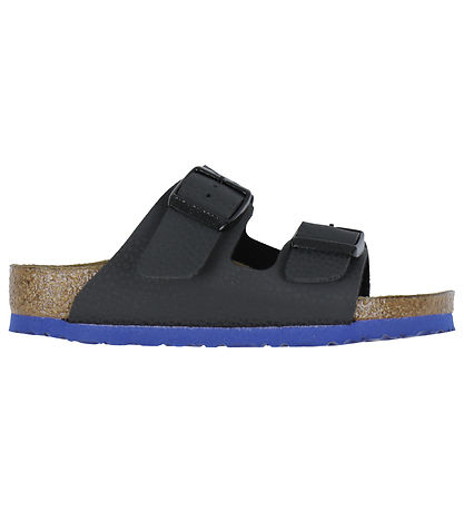 Birkenstock Sandals - Arizona Kids BF - Black/Ultra Blue