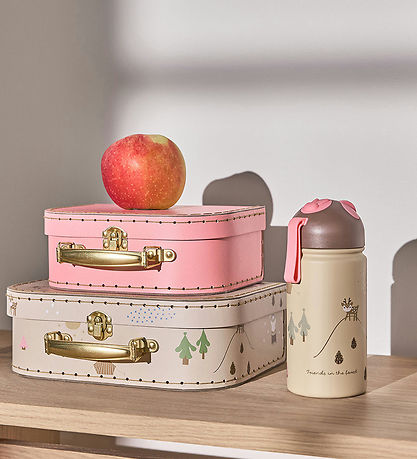 Gourde OYOY - 360 ml - Friends Dans le Forêt - Rose Gourde OYOY - 360 ml - Friends Dans le Forêt - Rose