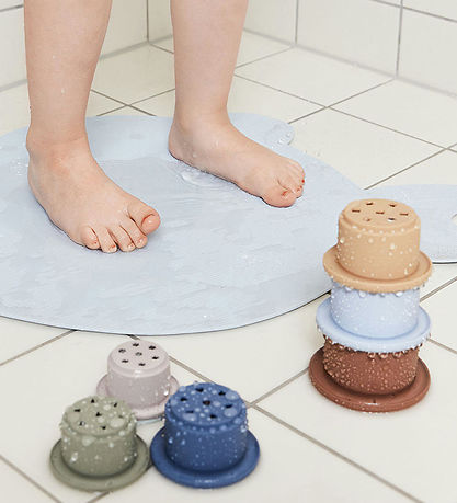 OYOY Shower Mat - Silicone - Little Finn - Dusty Blue