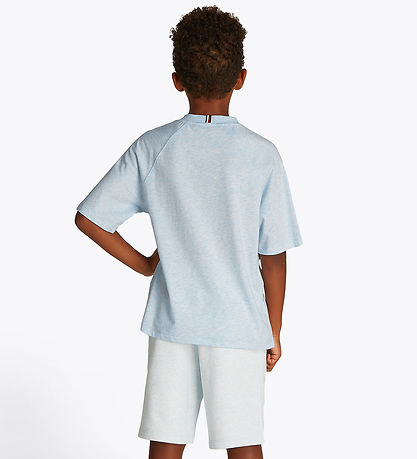 Tommy Hilfiger T-shirt - Varsity - Breezy Blue Heather