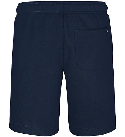 Shorts en Molleton Tommy Hilfiger - Drapeau Hilfiger - Dark Nuit