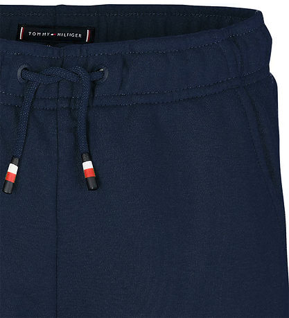 Shorts en Molleton Tommy Hilfiger - Drapeau Hilfiger - Dark Nuit