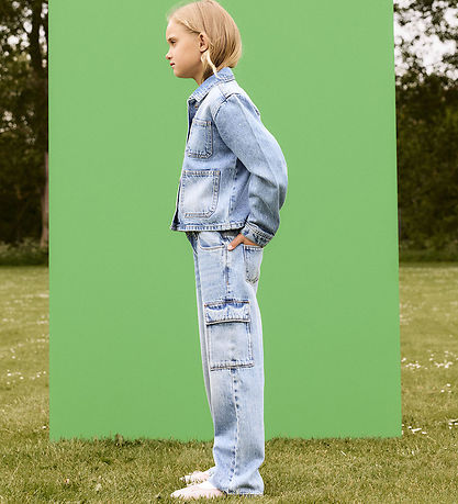 Name It Jeans - NkfRose - Light Blue Denim m. Strass