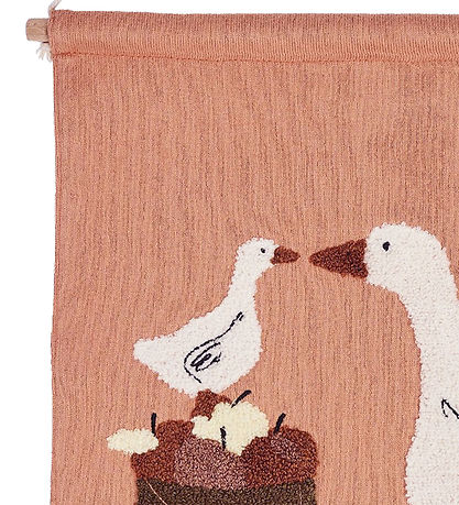 Smallstuff Wall Decoration - 37x33 cm - Farm living geese