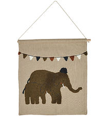 Smallstuff Wall Decoration - 37x33 cm - Elephants Celebration Smallstuff Wall Decoration - 37x33 cm - Elephants Celebration