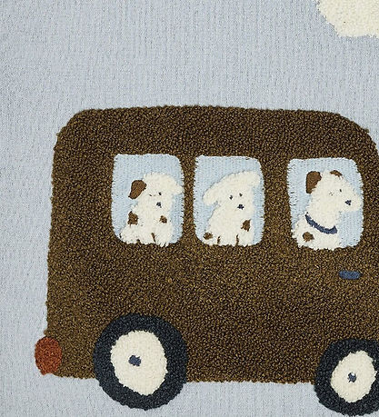 Smallstuff Wall Decoration - 37x33 cm - Dogs driving